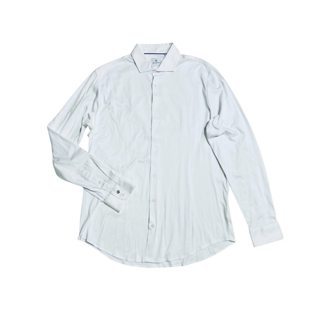 White Dress Shirt Stretch Easy Wear and Care Classic Style men’s small S
